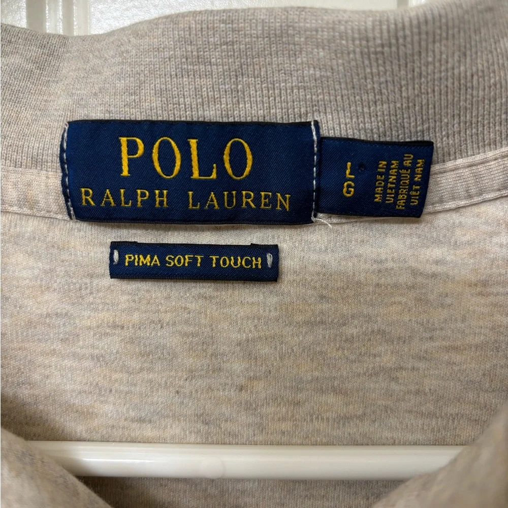 Polo by Ralph Lauren Men's Tan Polo Shirt - Picture 4 of 4